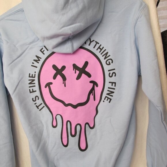 New Sweetees I'm Fine Hoodie - Small - Picture 1 of 13